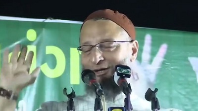 AIMIM chief at a rally in Gujarat's Danilimda.