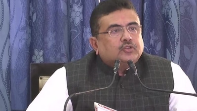 Adhikari was a close aide of Banerjee before his controversial jump to the BJP months before the 2021 Bengal Assembly election. (ANI) Adhikari was a close aide of Banerjee before his controversial jump to the BJP months before the 2021 Bengal Assembly election. (ANI)