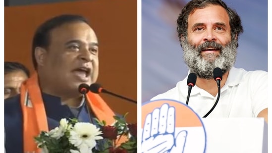 Assam chief minister Himanta Biswa Sarma said Rahul Gandhi now looks like Saddam Hussein.