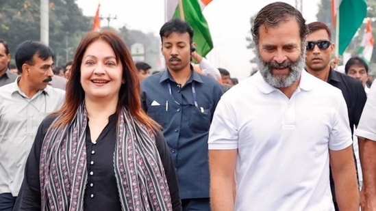 Pooja Bhatt on Tuesday reacted to reports that actors are paid to join Rahul Gandhi's Bharat Jodo Yatra. (PTI) Pooja Bhatt on Tuesday reacted to reports that actors are paid to join Rahul Gandhi's Bharat Jodo Yatra. (PTI)