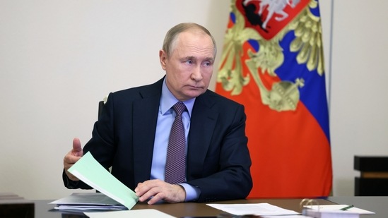 Russian President Vladimir Putin. Most G-7 nations and the EU plan to stop importing Russian crude this year.(AP file)