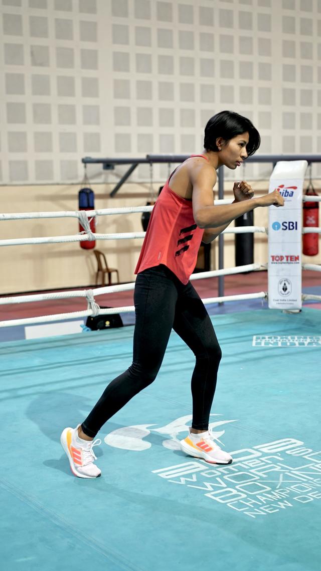 In Delhi, Lovlina trains at the Indira Gandhi Stadium. In Delhi, Lovlina trains at the Indira Gandhi Stadium.