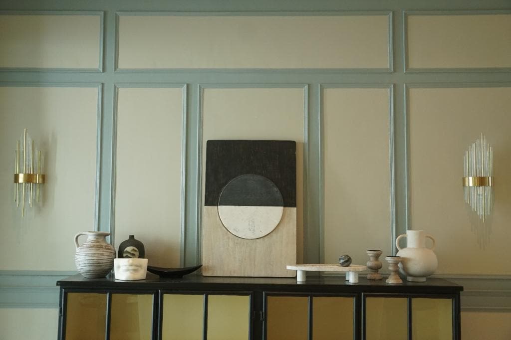 A pretty corner in her home. A pretty corner in her home.