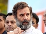 Congress leader Rahul Gandhi speaks at the party's Bharat Jodo Yatra as it enters Madhya Pradesh, in Burhanpur on Wednesday. (ANI Photo) Congress leader Rahul Gandhi speaks at the party's Bharat Jodo Yatra as it enters Madhya Pradesh, in Burhanpur on Wednesday. (ANI Photo)