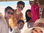 Agastya Nanda's co-actor Tara Sharma Saluja shares picture with The Archies team to wish him on birthday. Agastya Nanda's co-actor Tara Sharma Saluja shares picture with The Archies team to wish him on birthday.