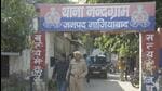 A view of the Nandgram Police Station. The transfer of the four police officers comes days after an 11-year-old girl, residing in the jurisdiction of Nandgram police station, was kidnapped and murdered. (Sakib Ali/HT Photo) A view of the Nandgram Police Station. The transfer of the four police officers comes days after an 11-year-old girl, residing in the jurisdiction of Nandgram police station, was kidnapped and murdered. (Sakib Ali/HT Photo)