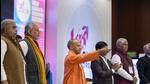 Uttar Pradesh chief minister Yogi Adityanath at a curtain raiser event of the Global Investors Summit in New Delhi. (PTI FILE PHOTO) Uttar Pradesh chief minister Yogi Adityanath at a curtain raiser event of the Global Investors Summit in New Delhi. (PTI FILE PHOTO)