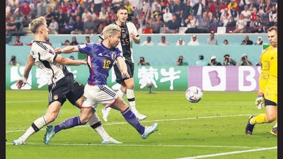 Germany v Japan at the Khalifa International Stadium, Doha, Qatar, November 23, 2022 (REUTERS) Germany v Japan at the Khalifa International Stadium, Doha, Qatar, November 23, 2022 (REUTERS)