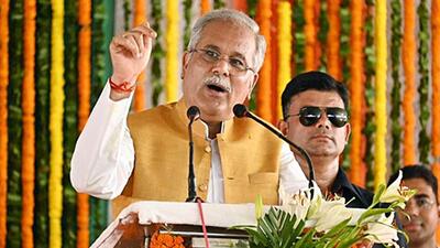 Chhattisgarh chief minister Bhupesh Baghel. (Twitter Photo) Chhattisgarh chief minister Bhupesh Baghel. (Twitter Photo)