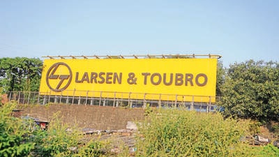 L & T, Larsen and Toubro hoarding in Mumbai. L & T, Larsen and Toubro hoarding in Mumbai.