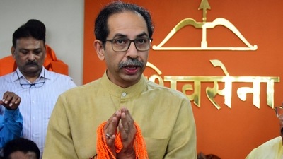 Shiv Sena (Uddhav Balasaheb Thackeray) chief Uddhav Thackeray in Mumbai. (ANI) Shiv Sena (Uddhav Balasaheb Thackeray) chief Uddhav Thackeray in Mumbai. (ANI)