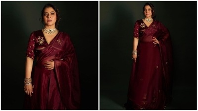 Kajol is currently busy with the promotions of her upcoming film Salaam Venky which is slated to release on December 9. For a recent promotional event, the Dilwale Dulhania Le Jayenge actor went all desi in sustainable ethnic wear. (Instagram/@kajol) Kajol is currently busy with the promotions of her upcoming film Salaam Venky which is slated to release on December 9. For a recent promotional event, the Dilwale Dulhania Le Jayenge actor went all desi in sustainable ethnic wear. (Instagram/@kajol)