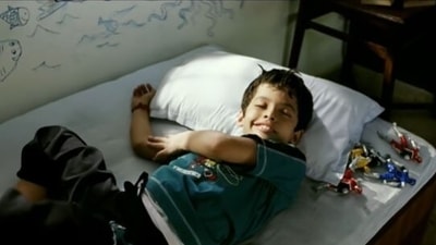 Darsheel Safary in a still from Taare Zameen Par.