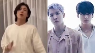 Jungkook asked J-Hope why he wasn't part of the Run BTS challenge dance video. Jungkook asked J-Hope why he wasn't part of the Run BTS challenge dance video.