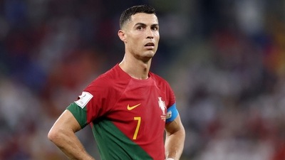 Portugal's Cristiano Ronaldo during the 2022 FIFA World Cup match (REUTERS)