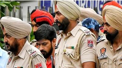 Gangster Lawrence Bishnoi remained in different Punjab jails since June 15 when he was brought to the state under heavy security from Delhi for questioning in the murder case of Punjabi singer-turned-politician Sidhu Moosewala. (ANI file photo) Gangster Lawrence Bishnoi remained in different Punjab jails since June 15 when he was brought to the state under heavy security from Delhi for questioning in the murder case of Punjabi singer-turned-politician Sidhu Moosewala. (ANI file photo)