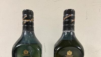 DRI arrests Nigerian man with liquid cocaine in whiskey bottles worth ₹20cr DRI arrests Nigerian man with liquid cocaine in whiskey bottles worth ₹20cr