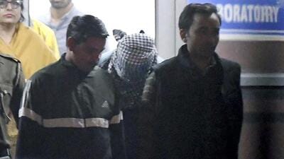 Aftab Poonawalla at the Forensic Science Laboratory in New Delhi on Thursday. (ANI) Aftab Poonawalla at the Forensic Science Laboratory in New Delhi on Thursday. (ANI)