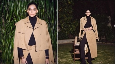 Sonam Kapoor is an absolute fashionista. The actor’s fashion diaries are droolworthy as well as envy-inducing. The actor loves to drop major cues of fashion for her fans to follow with snippets from her fashion diaries. A day back, Sonam shared a slew of pictures of herself and gave us all kinds of winter fashion goals. Check out her pictures here. (Instagram/@sonamkapoor) Sonam Kapoor is an absolute fashionista. The actor’s fashion diaries are droolworthy as well as envy-inducing. The actor loves to drop major cues of fashion for her fans to follow with snippets from her fashion diaries. A day back, Sonam shared a slew of pictures of herself and gave us all kinds of winter fashion goals. Check out her pictures here. (Instagram/@sonamkapoor)