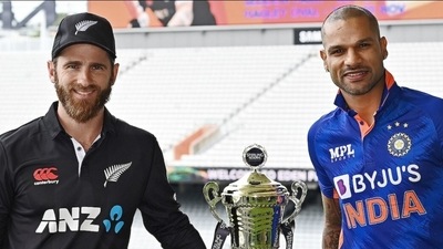 The Men in Blue are now all set to begin their campaign in the One-Day Internationals(ODIs) with stand-in captain Shikhar Dhawan at the helm (twitter) The Men in Blue are now all set to begin their campaign in the One-Day Internationals(ODIs) with stand-in captain Shikhar Dhawan at the helm (twitter)