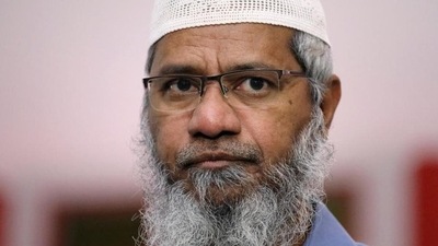 India has also sent a request to Malaysia for Naik's extradition as he is believed to have been involved in the 2020 Delhi riots. (REUTERS FILE) India has also sent a request to Malaysia for Naik's extradition as he is believed to have been involved in the 2020 Delhi riots. (REUTERS FILE)