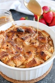 Brioche pudding, Brandy sauce (Pinterest) Brioche pudding, Brandy sauce (Pinterest)