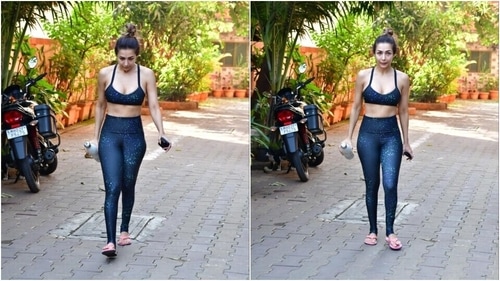 Malaika posed for the cameras. (HT Photos/Varinder Chawla) Malaika posed for the cameras. (HT Photos/Varinder Chawla)