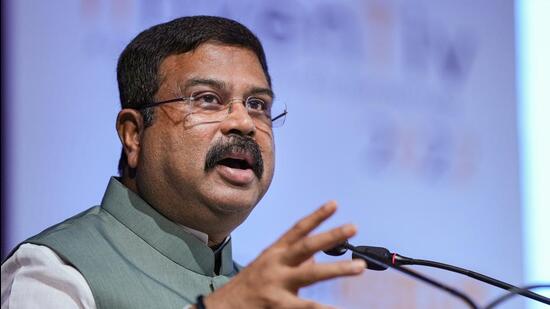 Releasing the book, ‘India: the mother of democracy’, Union education minister Dharmendra Pradhan said that it was an attempt to showcase the democratic ethos ingrained in India since the beginning of the civilisation. (PTI)