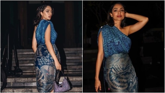 Sobhita Dhulipala, for Ponniyin Selvan success party, wore this saree dress(Instagram/@sobhitad) Sobhita Dhulipala, for Ponniyin Selvan success party, wore this saree dress(Instagram/@sobhitad)