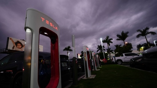 Tesla (Representative Image / AP) Tesla (Representative Image / AP)