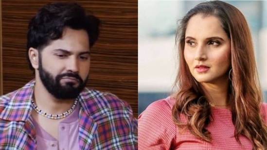 Varun Dhawan says he had a crush on Sania Mirza. Varun Dhawan says he had a crush on Sania Mirza.
