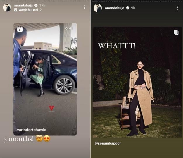 Here's how Anand Ahuja reacted to new mom Sonam Kapoor's latest looks.