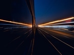 The image, taken from the tweet by Indian Railways, shows a beautiful capture from a running train.