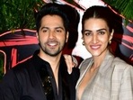 Varun Dhawan, Kriti Sanon, Janhvi Kapoor, Rajkummar Rao, Shahid Kapoor at Bhediya screening on Thursday. (Varinder Chawla) Varun Dhawan, Kriti Sanon, Janhvi Kapoor, Rajkummar Rao, Shahid Kapoor at Bhediya screening on Thursday. (Varinder Chawla)
