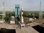 ISRO's PSLV-C54 rocket ready for launch at Satish Dhawan Space Centre, Sriharikota. 