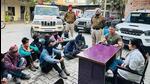 Police personnel counselling drug addicts in Ludhiana. (HT PHOTO) Police personnel counselling drug addicts in Ludhiana. (HT PHOTO)