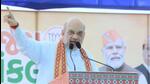 Union home minister Amit Shah campaigns for the Bharatiya Janata Party in poll-bound Gujarat. (Twitter/@BJP4Gujarat) Union home minister Amit Shah campaigns for the Bharatiya Janata Party in poll-bound Gujarat. (Twitter/@BJP4Gujarat)