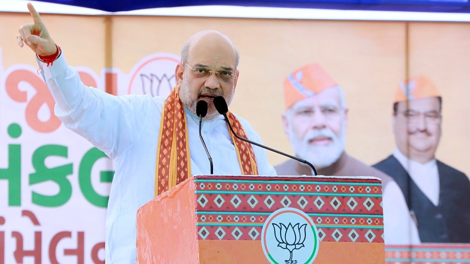 Cong backed perpetrators of violence, BJP established peace, says Shah