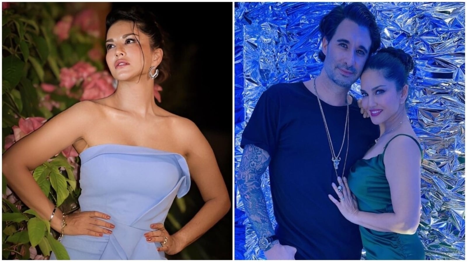 Sunny Leones beautiful pics in blue gown leaves husband Daniel Weber swooning Check out pics Fashion Trends