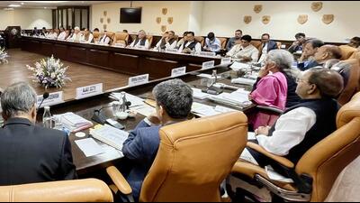 Union finance minister Nirmala Sitharaman chairs the Pre-Budget 2023 meeting, in New Delhi on Friday. (ANI) Union finance minister Nirmala Sitharaman chairs the Pre-Budget 2023 meeting, in New Delhi on Friday. (ANI)