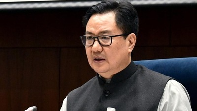 Union minister for law and justice Kiren Rijiju (ANI) Union minister for law and justice Kiren Rijiju (ANI)