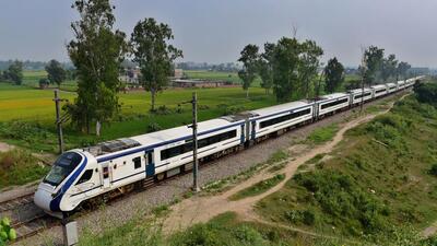 The Sri Vaishno Devi Katra Vande Bharat Express train. (Gurpreet Singh/ HT File Photo)