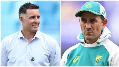Michael Hussey slams Justin Langer for ‘coward’ remark Michael Hussey slams Justin Langer for ‘coward’ remark