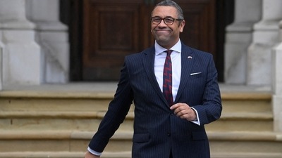 Russia-Ukraine War: British Foreign Secretary James Cleverly is seen. (Reuters)
