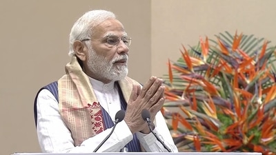 PM Modi pays tribute to Lachit Barphukan. (BJP/ Twitter) PM Modi pays tribute to Lachit Barphukan. (BJP/ Twitter)