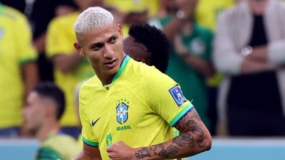 Richarlison is among seven forwards here with the Brazil team who are making their World Cup debut. (REUTERS)