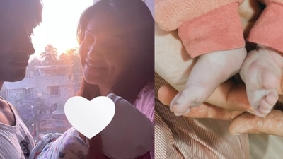 Bipasha Basu and Karan Singh Grover's daughter Devi's first photo. Bipasha Basu and Karan Singh Grover's daughter Devi's first photo.