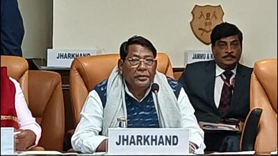 Jharkhand finance minister Rameshwar Oraon. (HT Photo) Jharkhand finance minister Rameshwar Oraon. (HT Photo)