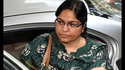 IAS officer Pooja Singhal was arrested in the case by ED in May this year. (ANI) IAS officer Pooja Singhal was arrested in the case by ED in May this year. (ANI)