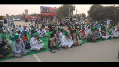 The farmers formed a committee to ensure smooth conduct of the march from Mohali to the Raj Bhawan in Chandigarh. (HT File Photo)